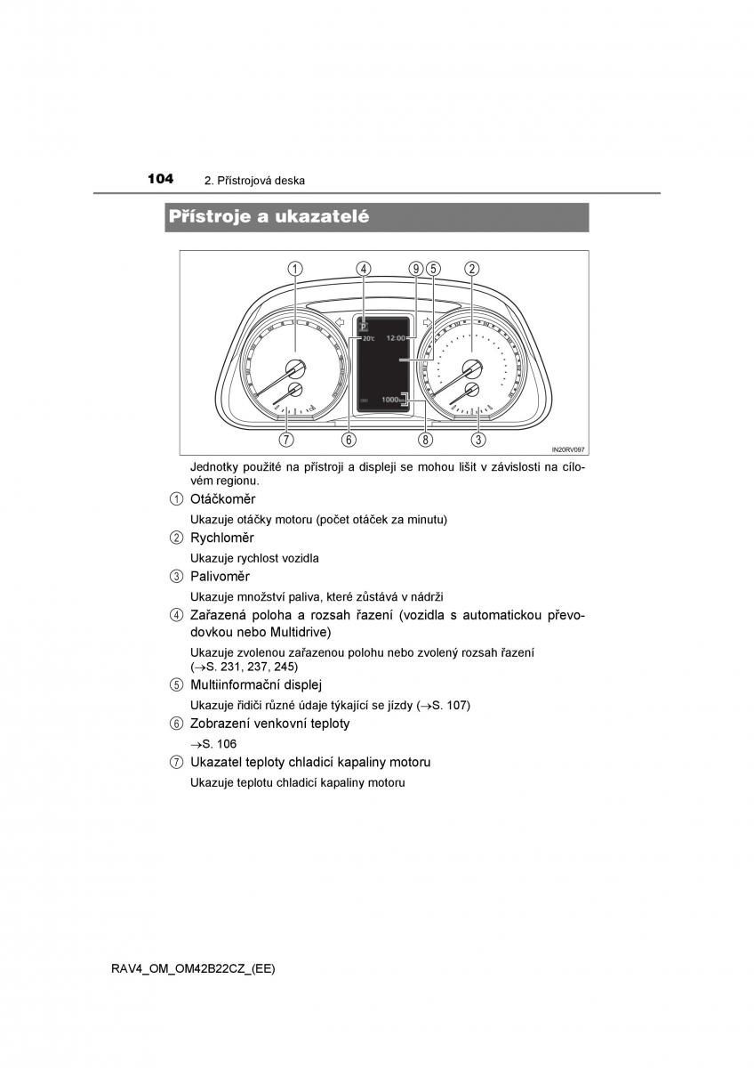 Toyota RAV4 IV 4 navod k obsludze / page 104