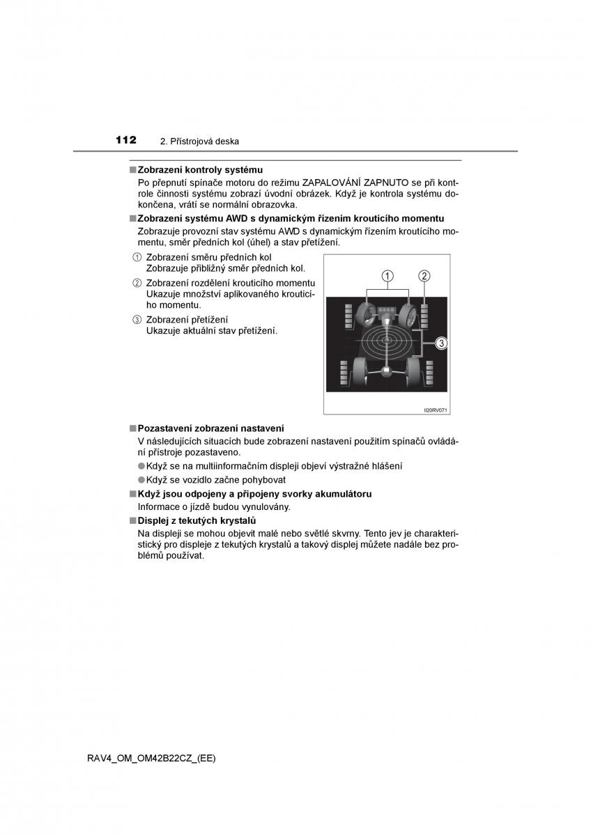 Toyota RAV4 IV 4 navod k obsludze / page 112