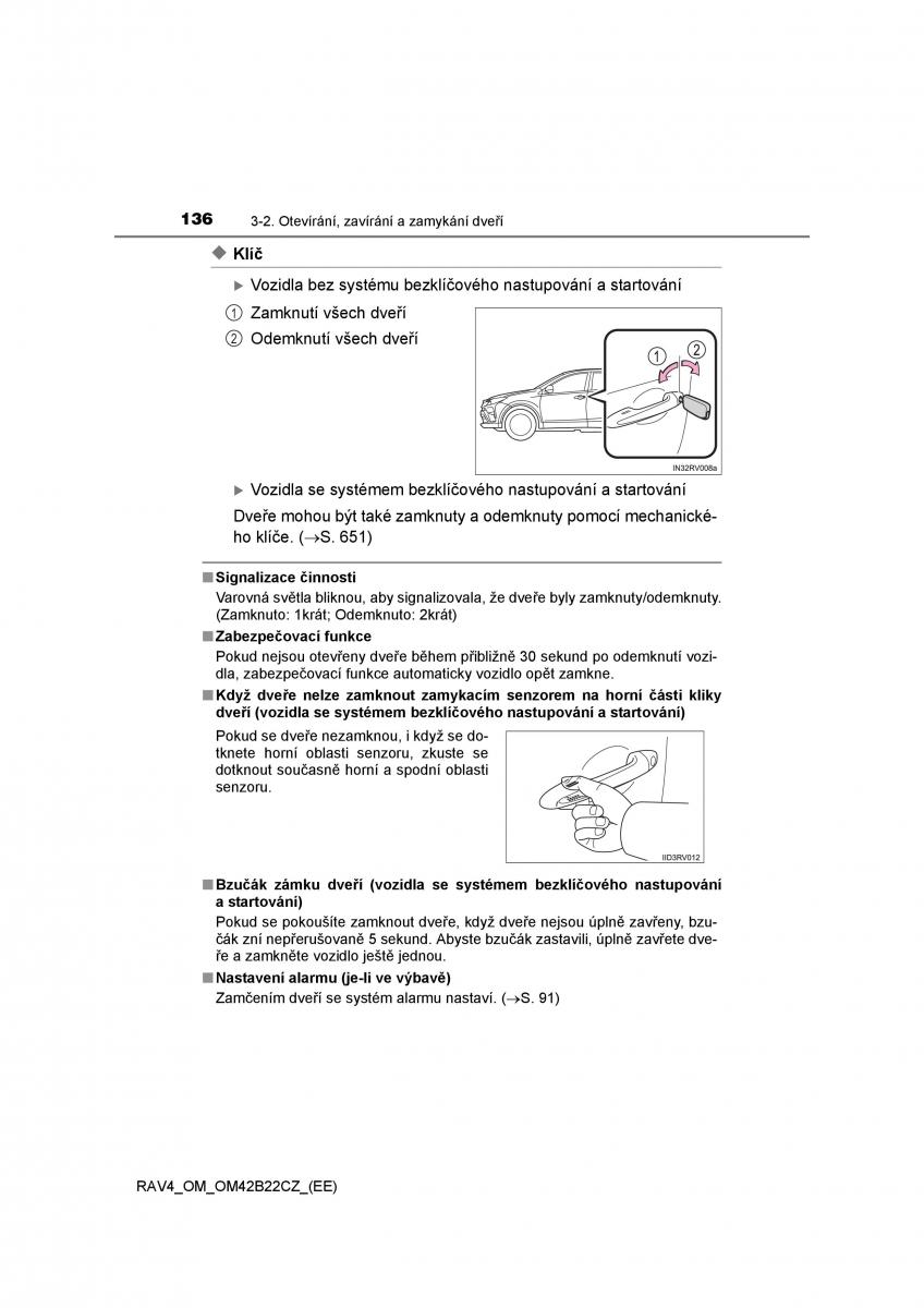 Toyota RAV4 IV 4 navod k obsludze / page 136