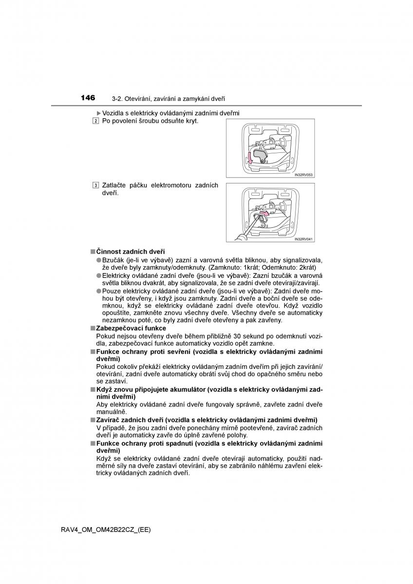 Toyota RAV4 IV 4 navod k obsludze / page 146