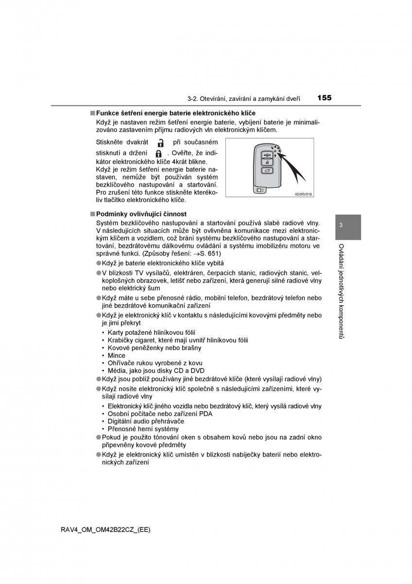 Toyota RAV4 IV 4 navod k obsludze / page 155