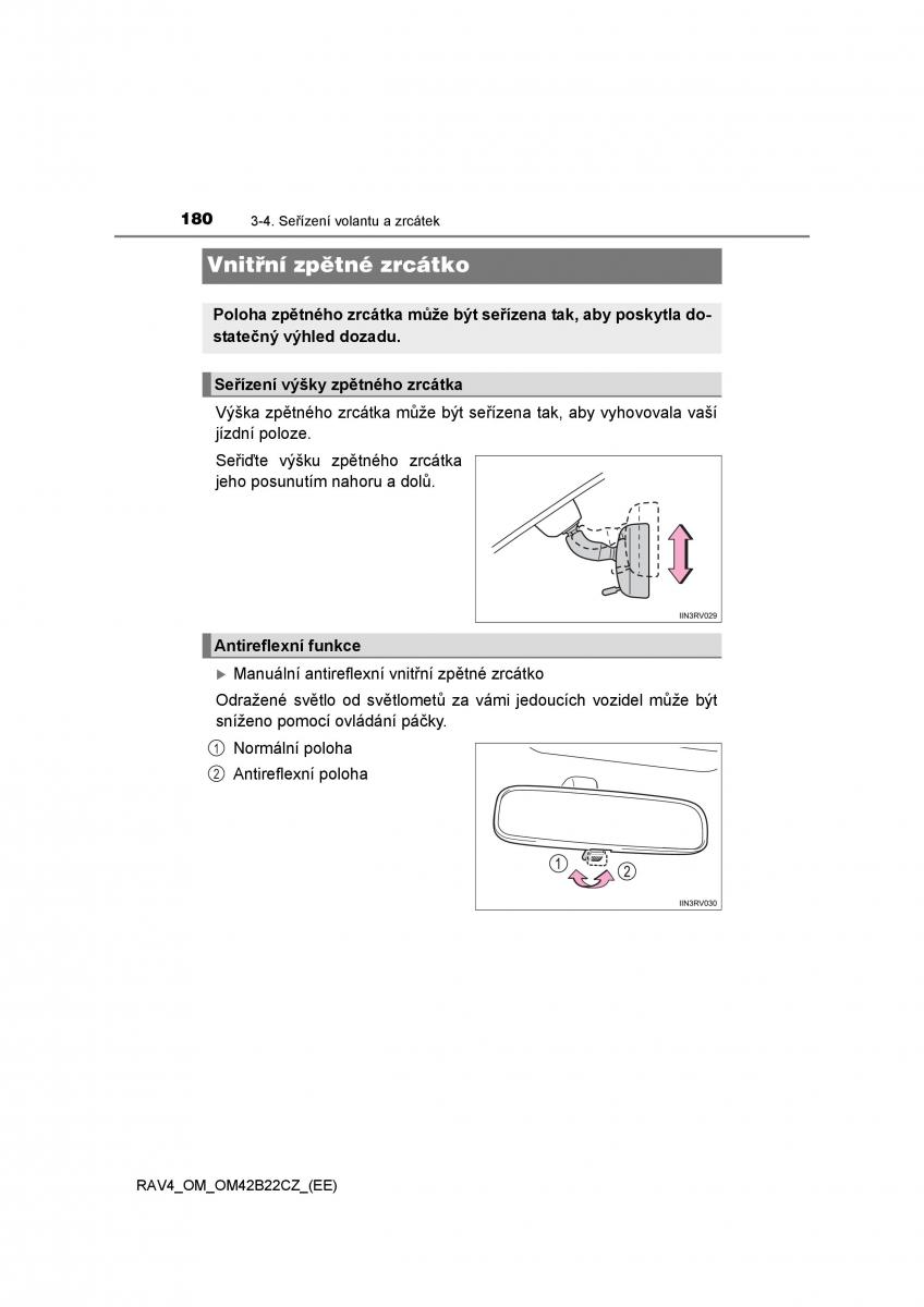 Toyota RAV4 IV 4 navod k obsludze / page 180