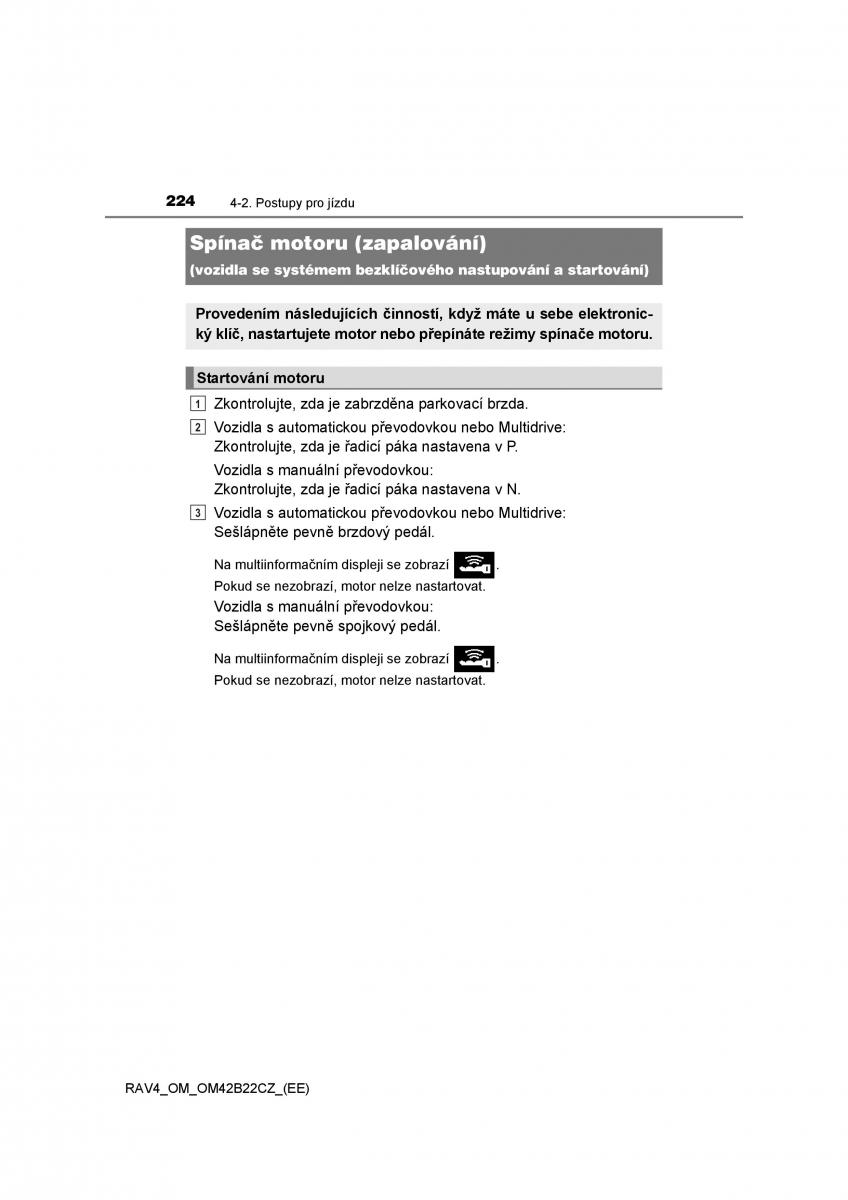 Toyota RAV4 IV 4 navod k obsludze / page 224