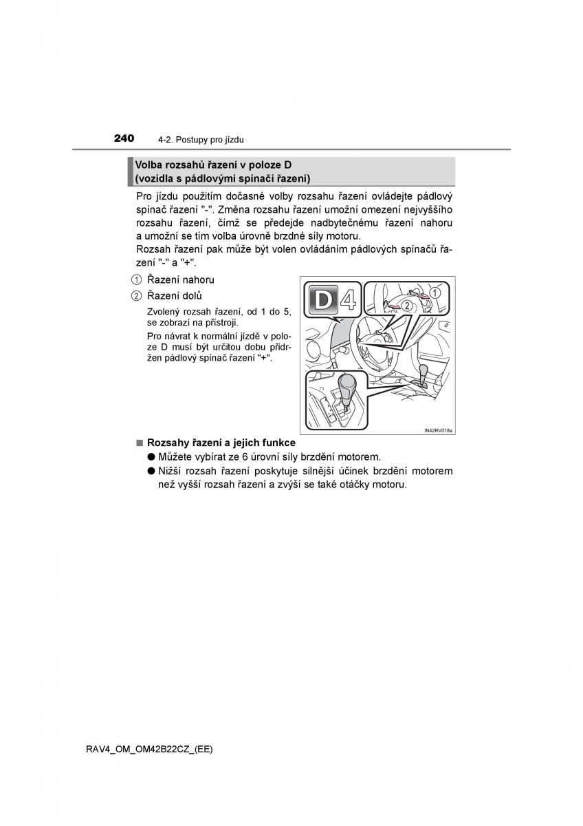 Toyota RAV4 IV 4 navod k obsludze / page 240