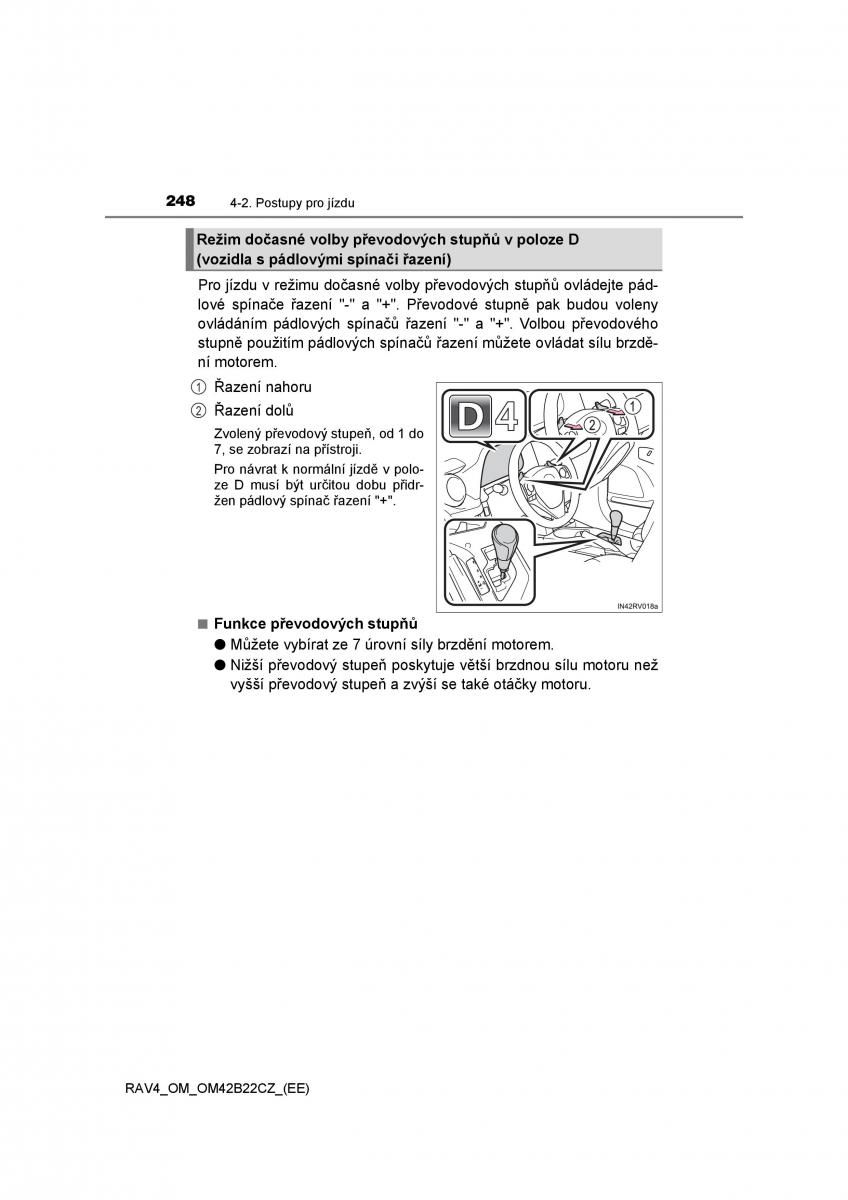 Toyota RAV4 IV 4 navod k obsludze / page 248