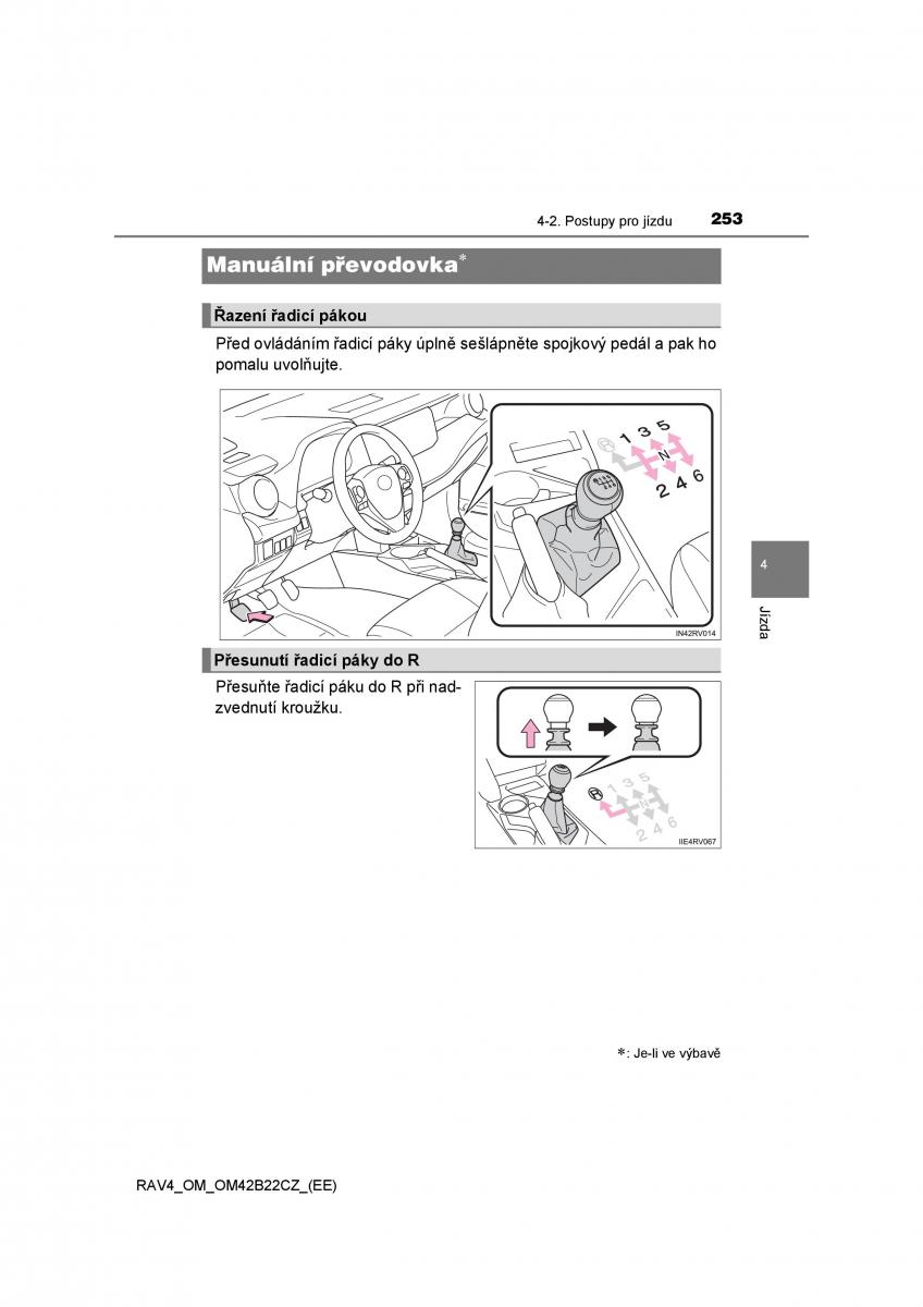 Toyota RAV4 IV 4 navod k obsludze / page 253