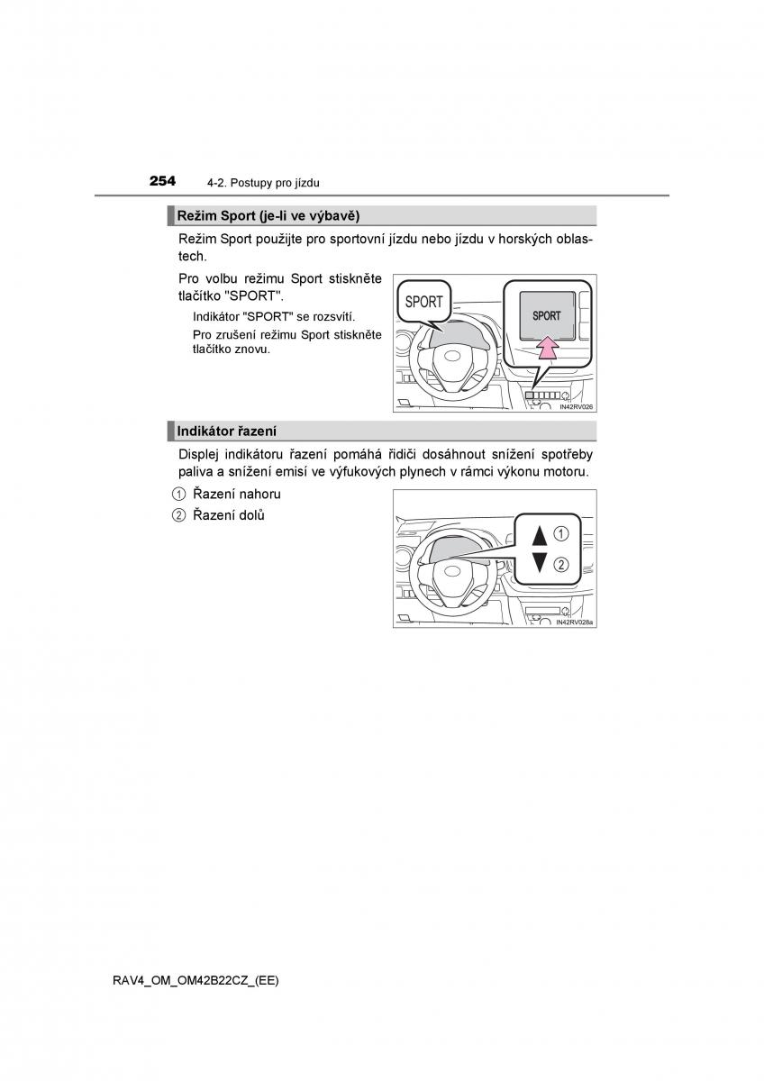 Toyota RAV4 IV 4 navod k obsludze / page 254