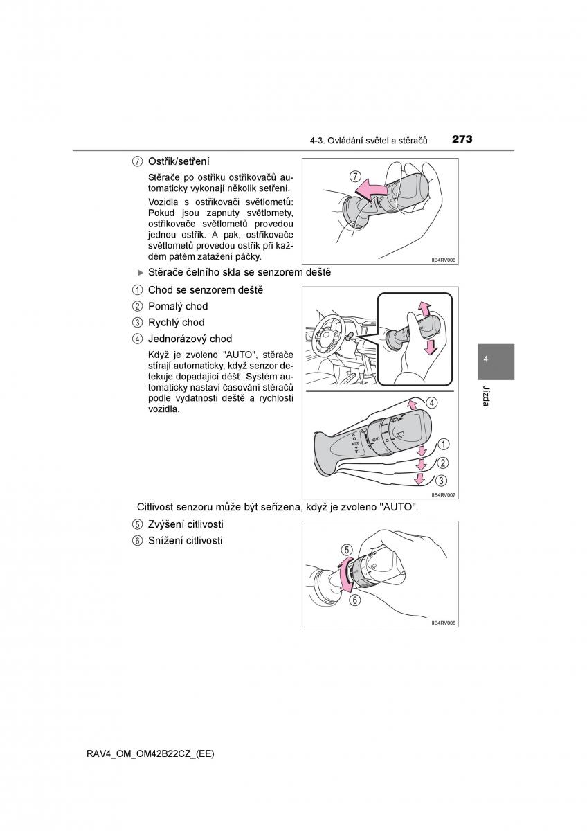 Toyota RAV4 IV 4 navod k obsludze / page 273