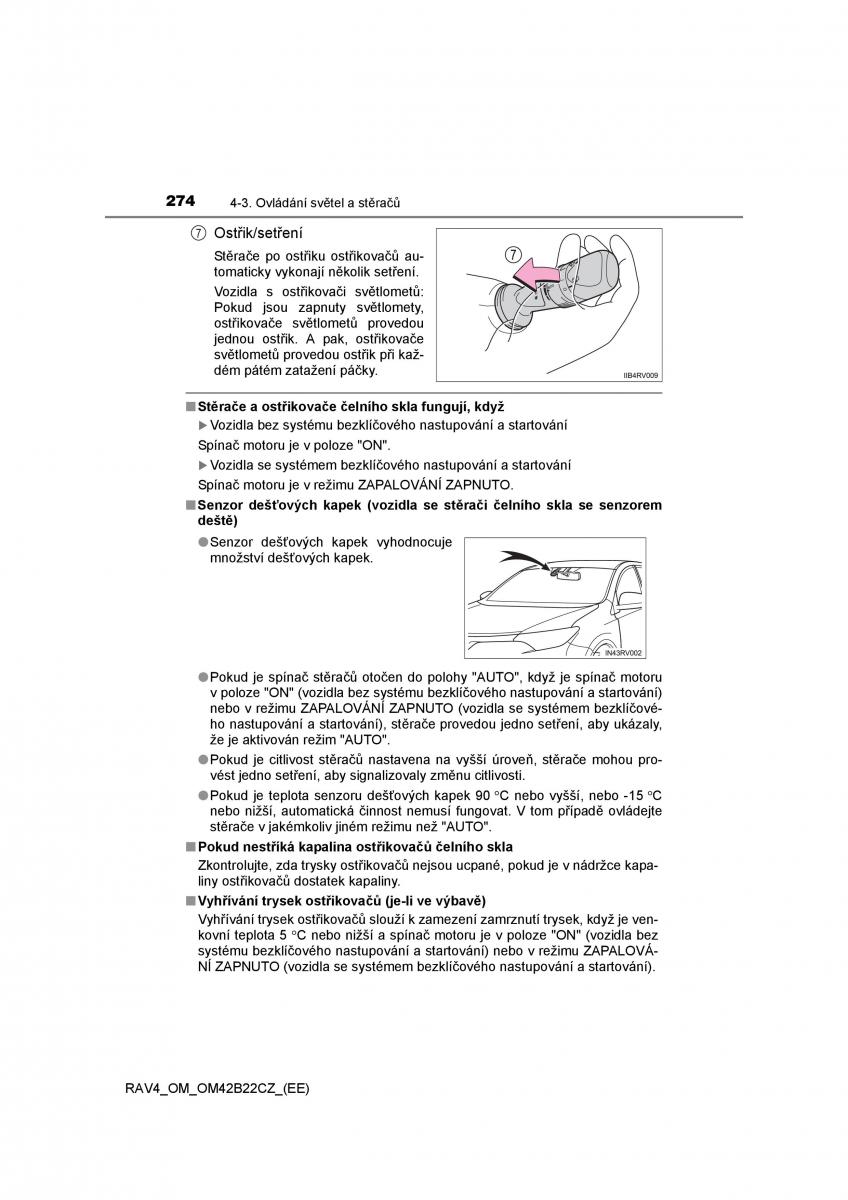 Toyota RAV4 IV 4 navod k obsludze / page 274