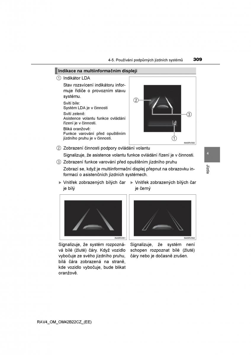 Toyota RAV4 IV 4 navod k obsludze / page 309