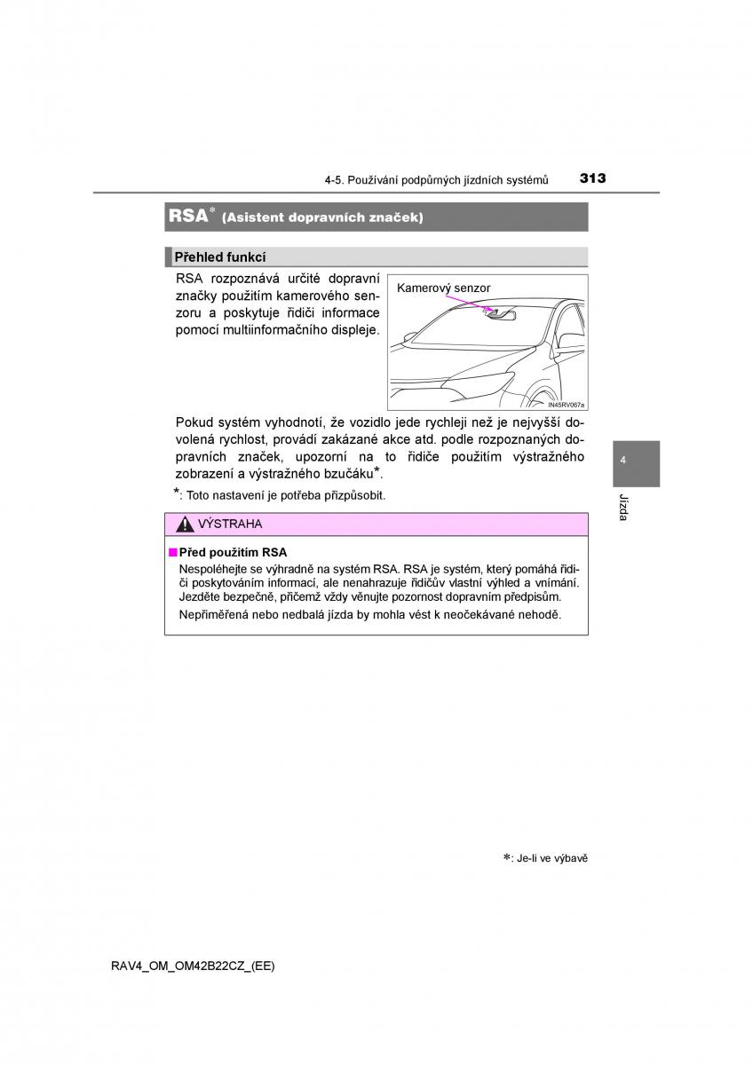 Toyota RAV4 IV 4 navod k obsludze / page 313