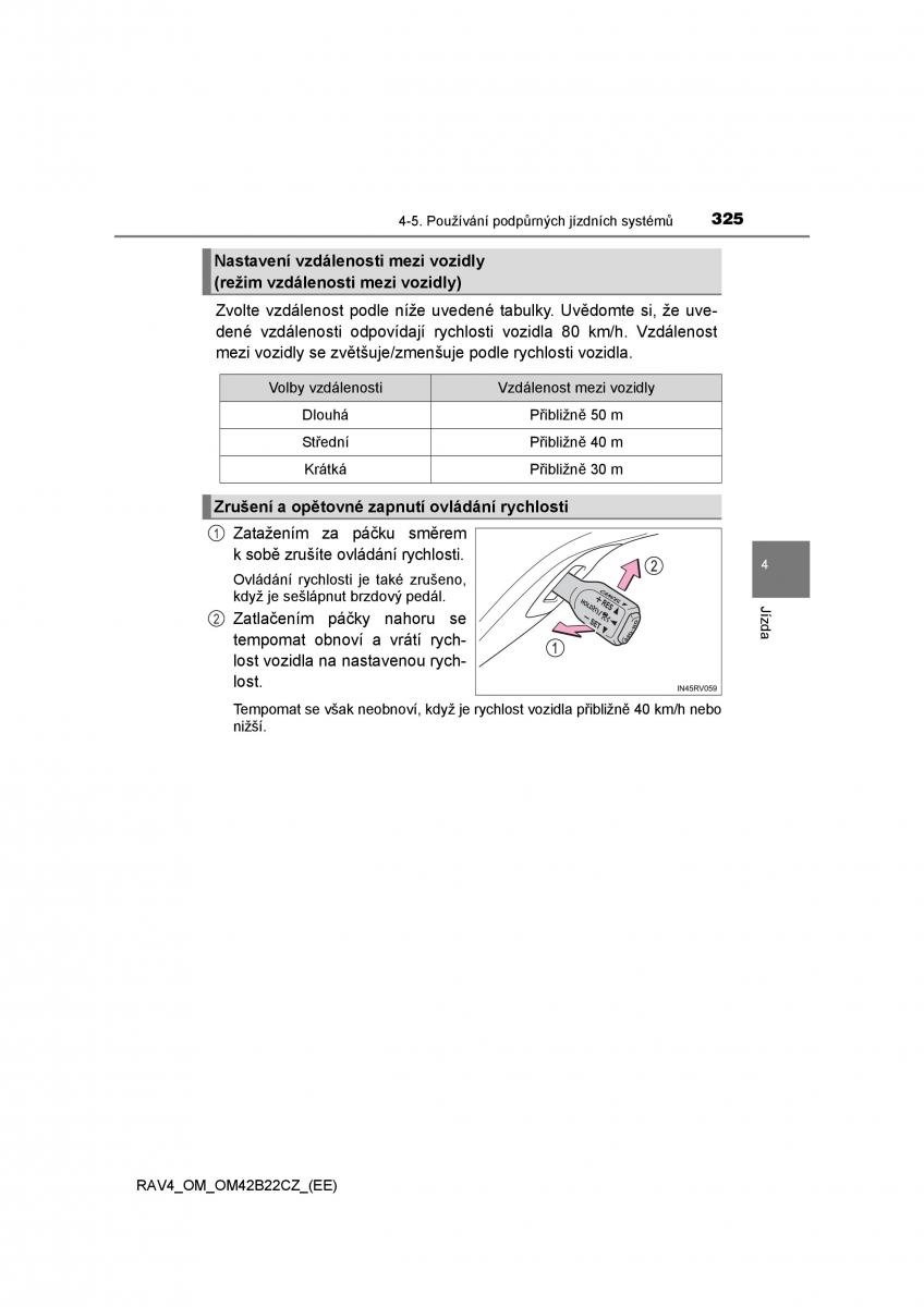 Toyota RAV4 IV 4 navod k obsludze / page 325