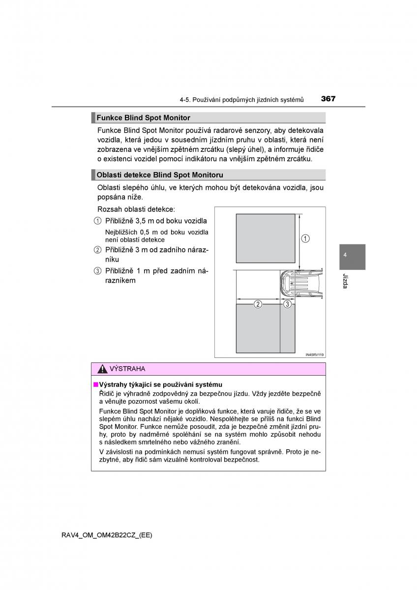 Toyota RAV4 IV 4 navod k obsludze / page 367