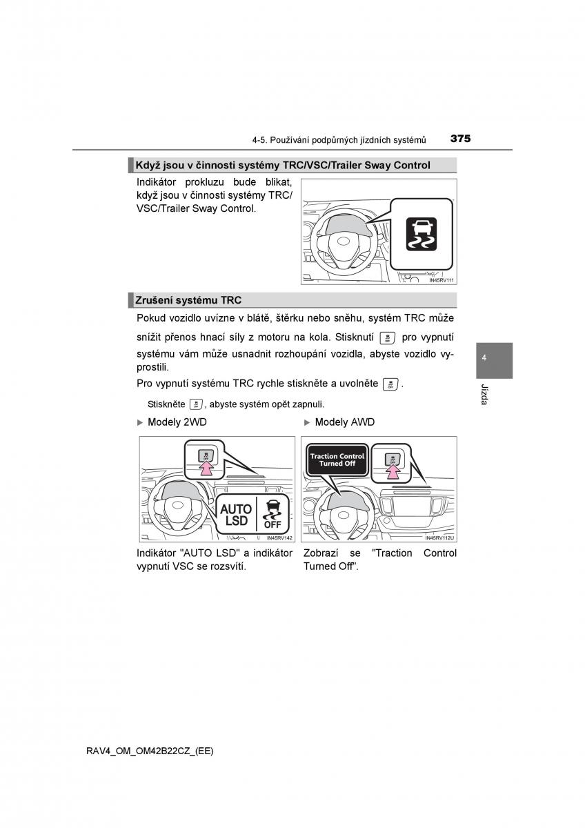 Toyota RAV4 IV 4 navod k obsludze / page 375