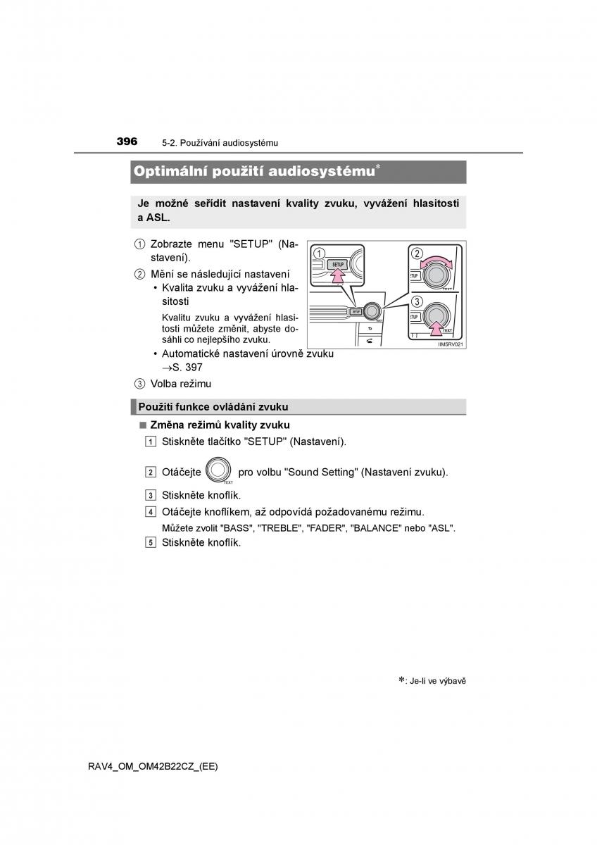 Toyota RAV4 IV 4 navod k obsludze / page 396