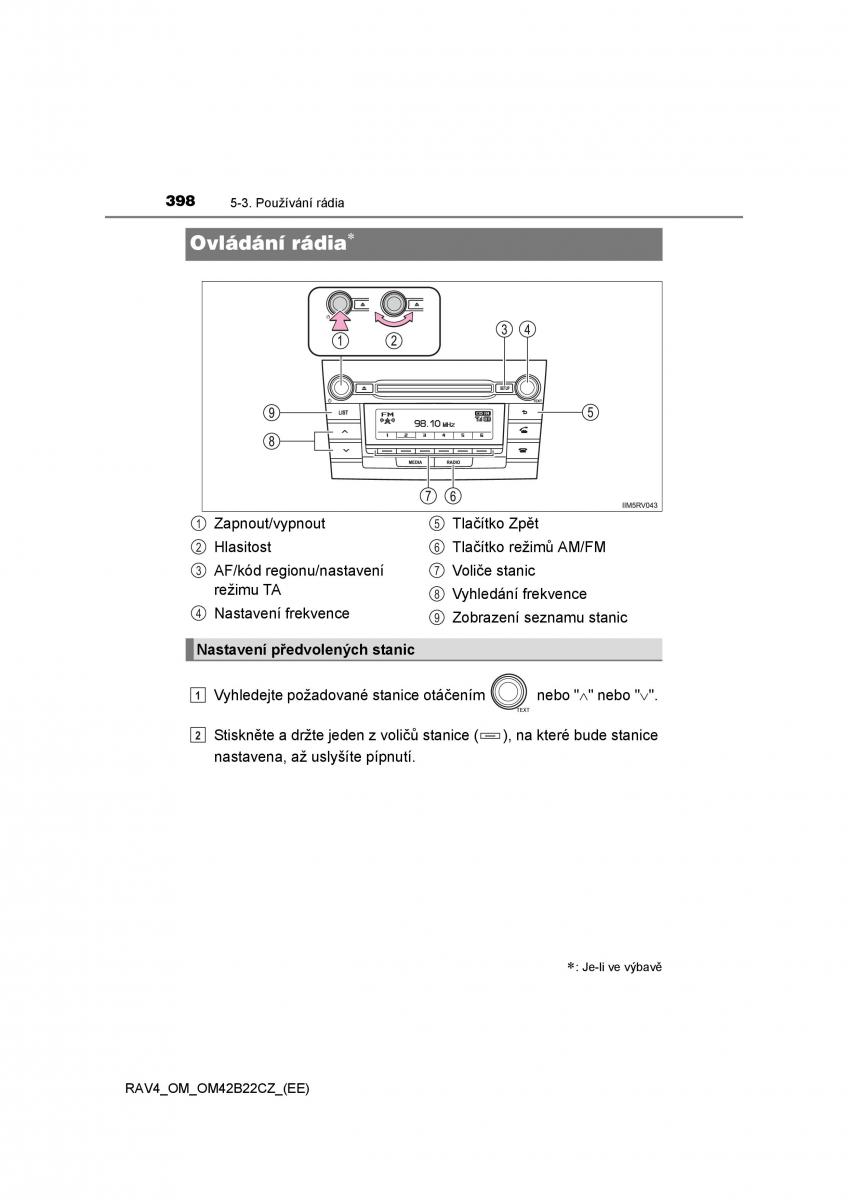 Toyota RAV4 IV 4 navod k obsludze / page 398