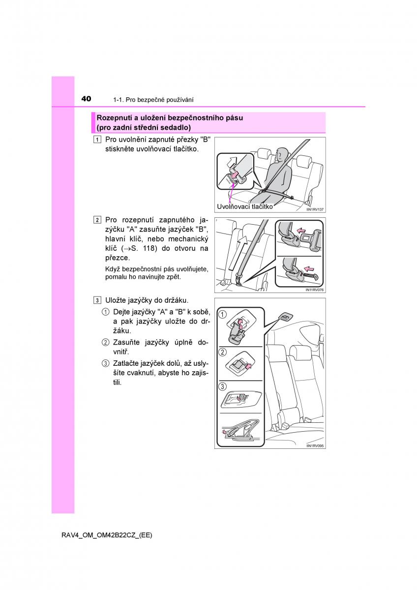 Toyota RAV4 IV 4 navod k obsludze / page 40