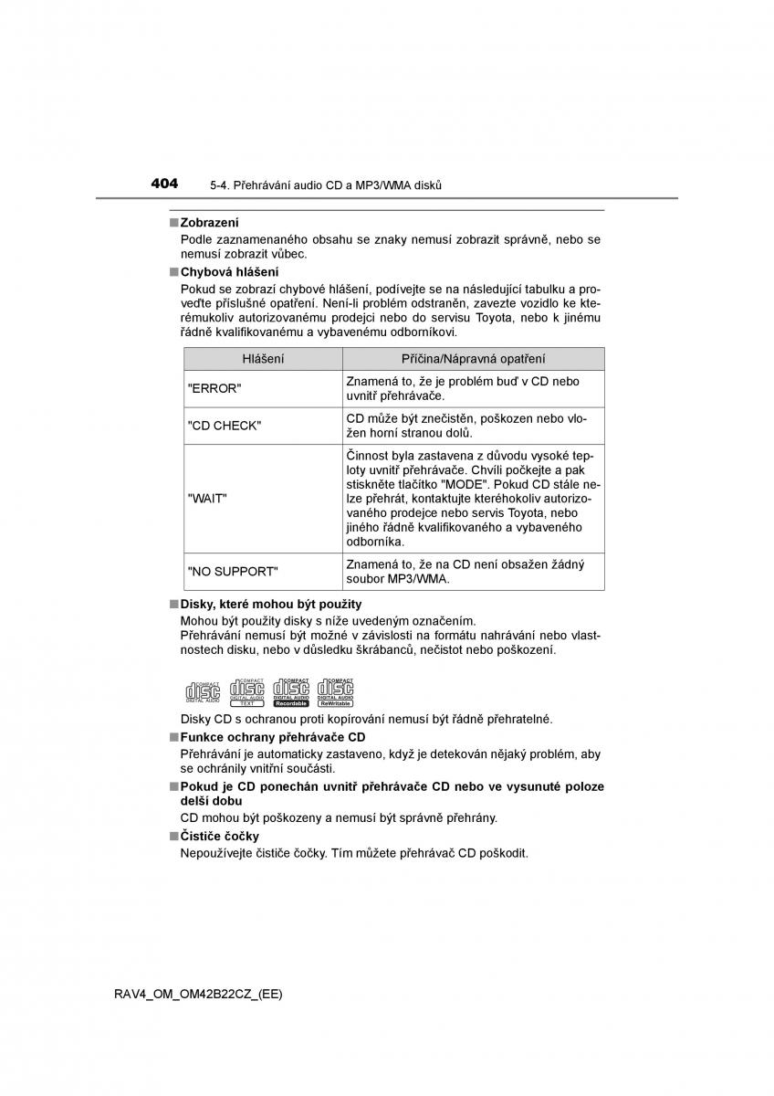 Toyota RAV4 IV 4 navod k obsludze / page 404