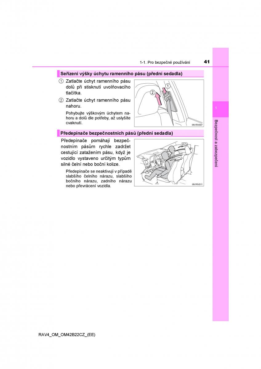 Toyota RAV4 IV 4 navod k obsludze / page 41