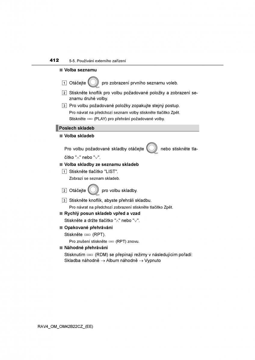 Toyota RAV4 IV 4 navod k obsludze / page 412