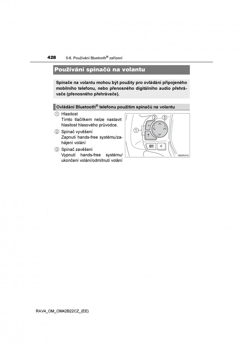 Toyota RAV4 IV 4 navod k obsludze / page 428