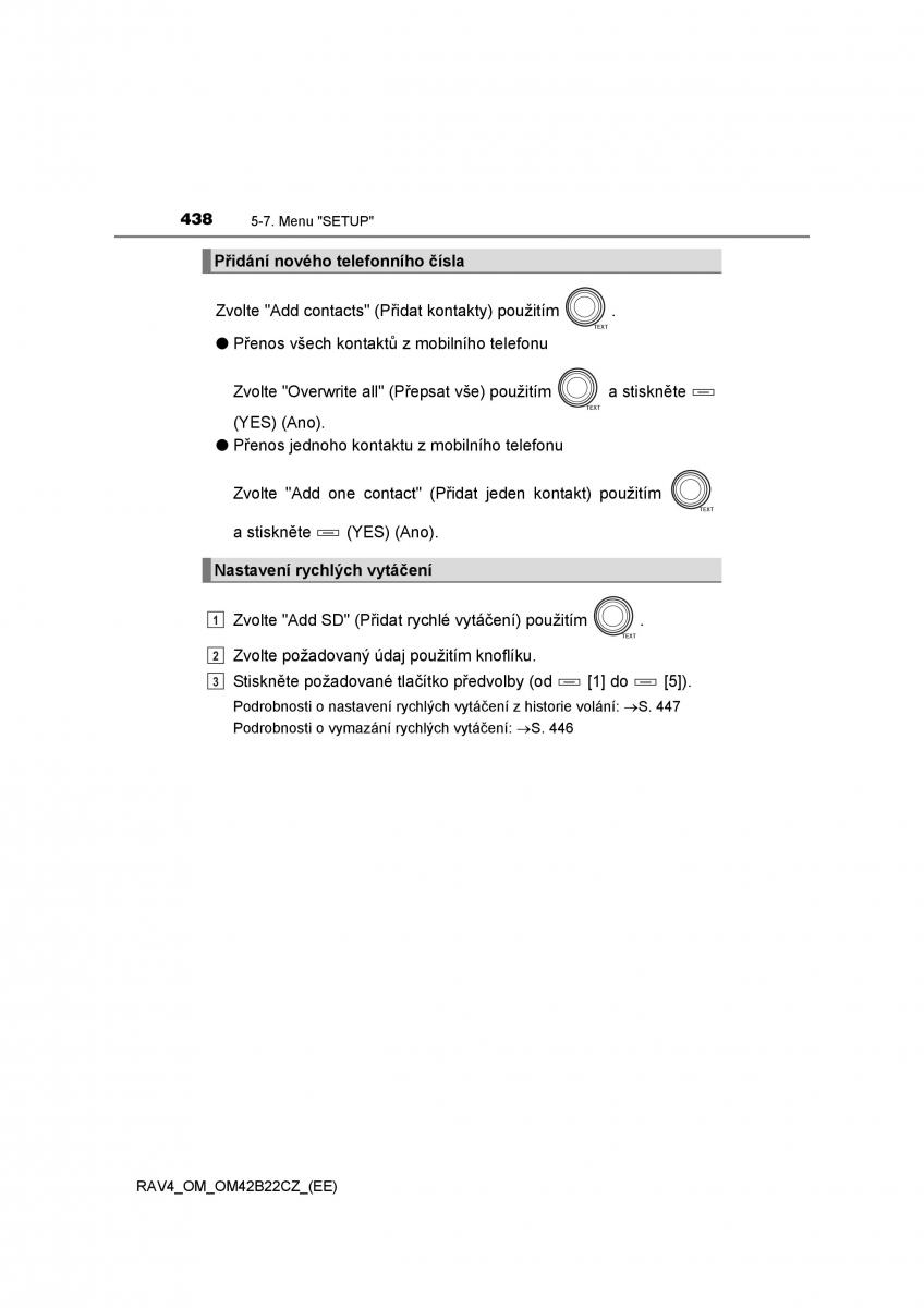 Toyota RAV4 IV 4 navod k obsludze / page 438