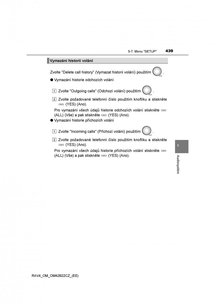 Toyota RAV4 IV 4 navod k obsludze / page 439