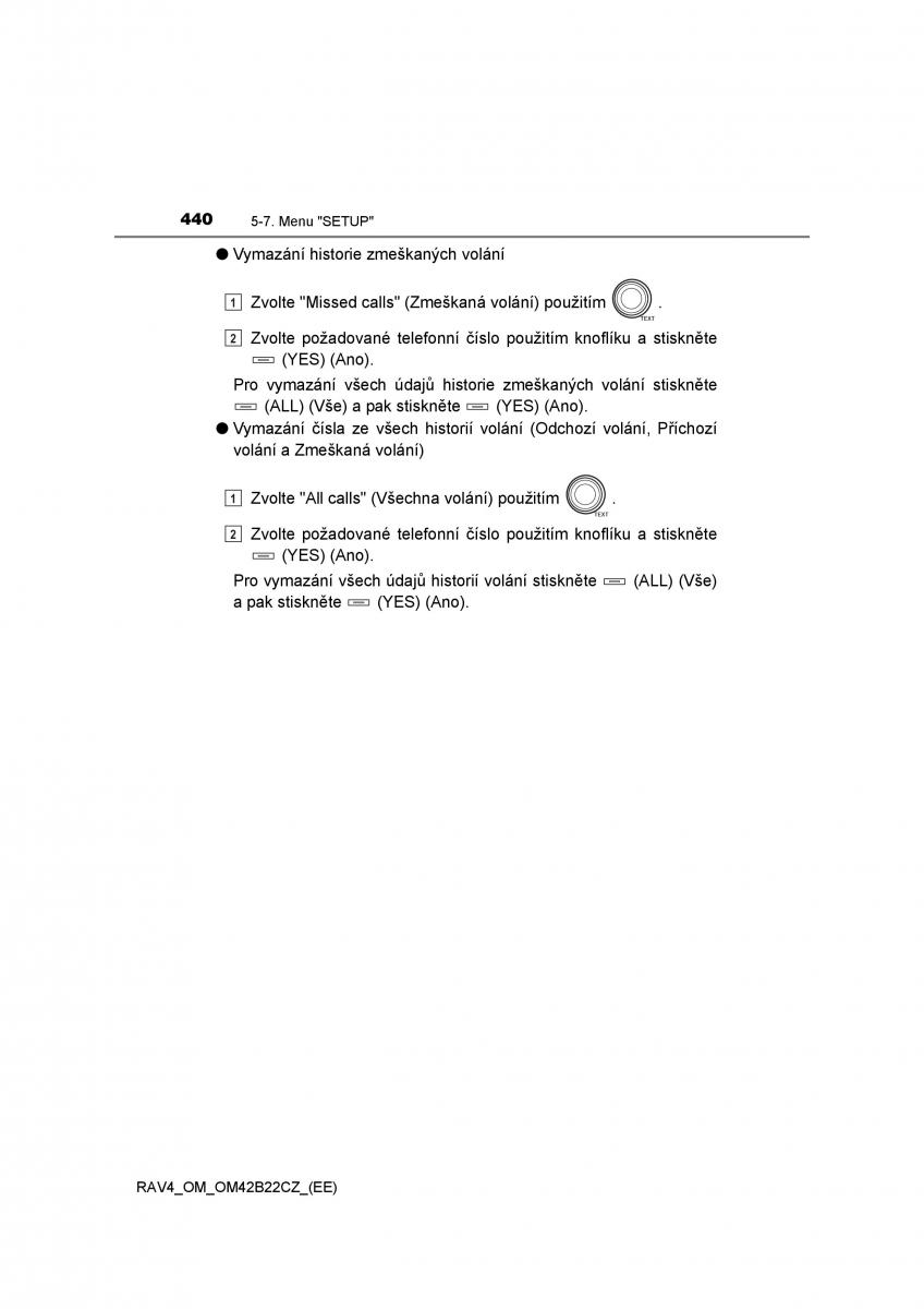 Toyota RAV4 IV 4 navod k obsludze / page 440