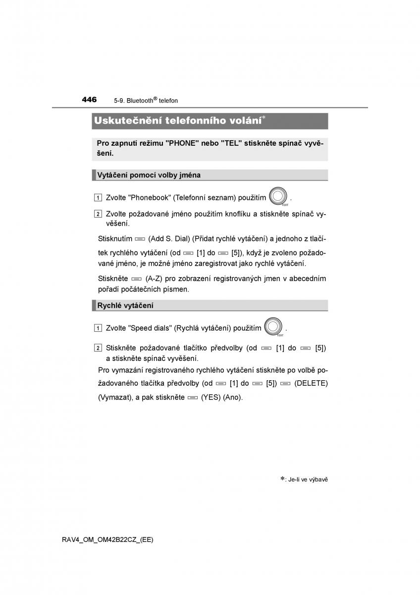 Toyota RAV4 IV 4 navod k obsludze / page 446