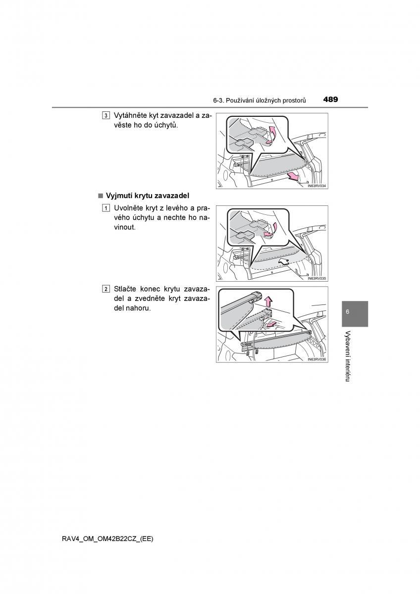 Toyota RAV4 IV 4 navod k obsludze / page 489