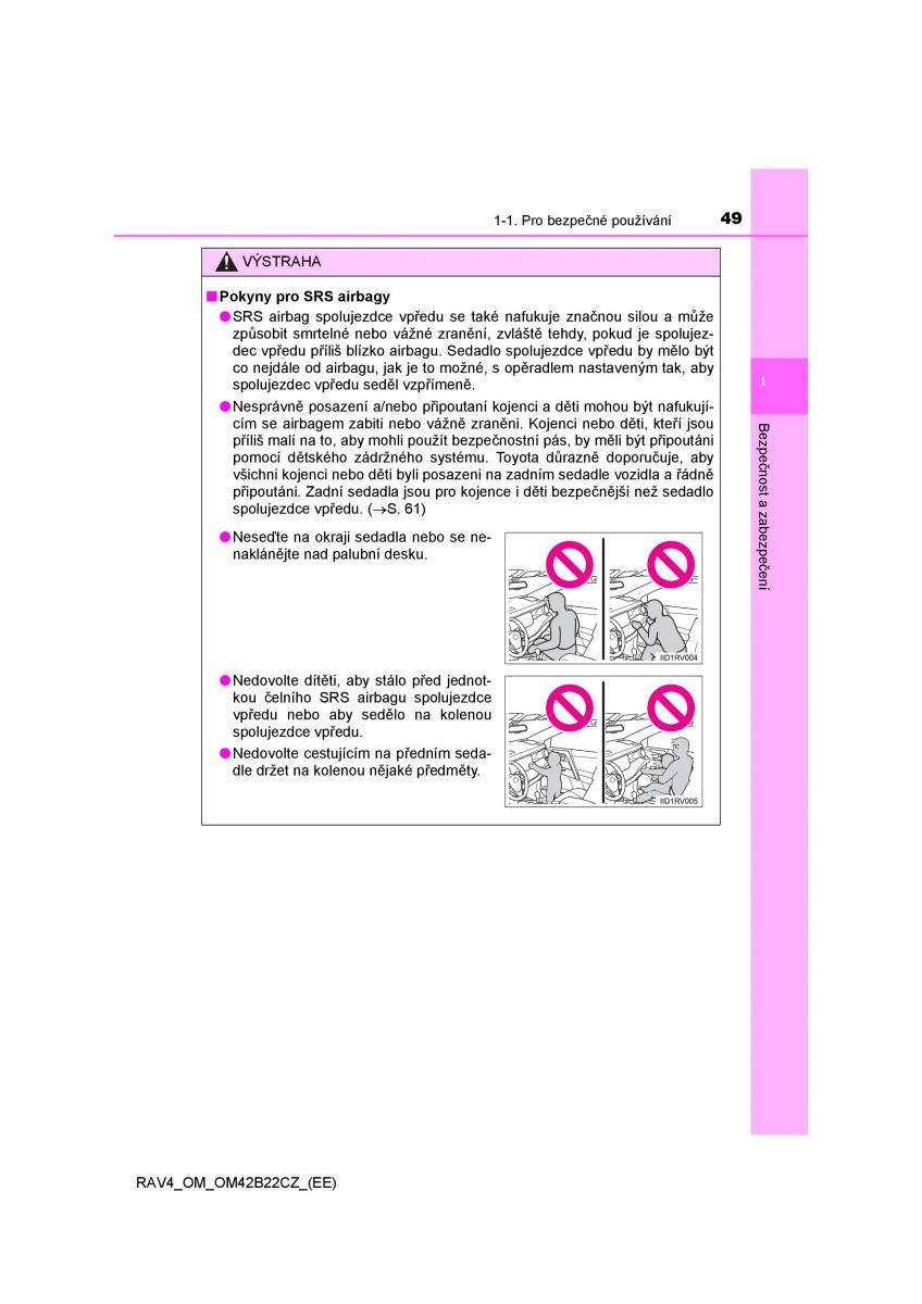 Toyota RAV4 IV 4 navod k obsludze / page 49