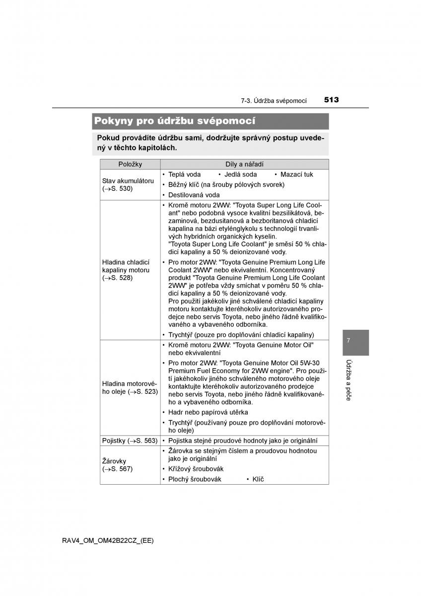 Toyota RAV4 IV 4 navod k obsludze / page 513