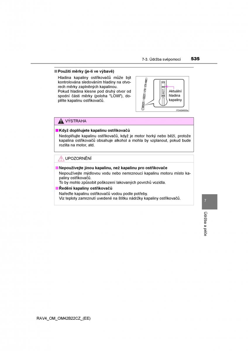 Toyota RAV4 IV 4 navod k obsludze / page 535