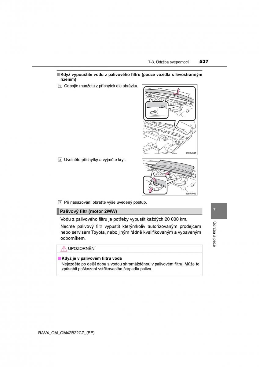 Toyota RAV4 IV 4 navod k obsludze / page 537