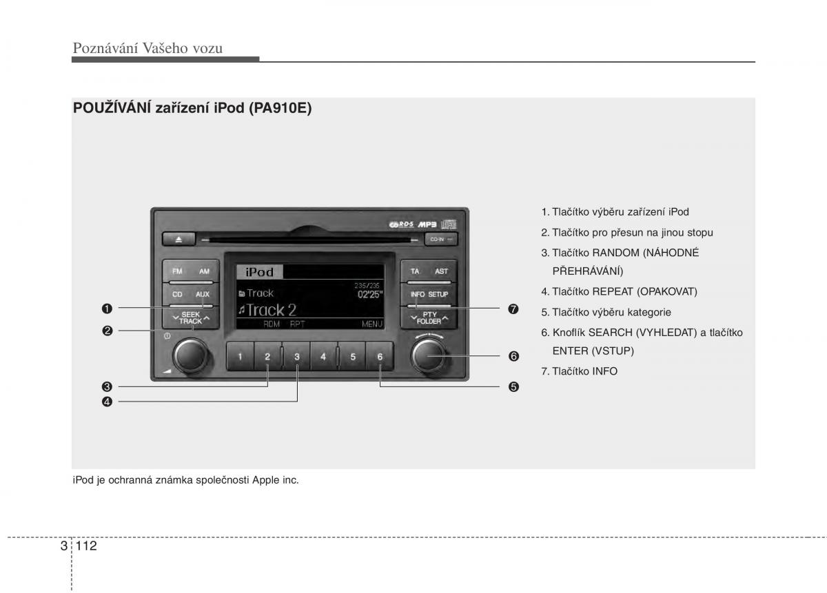 KIA Rio Pride DE navod k obsludze / page 122