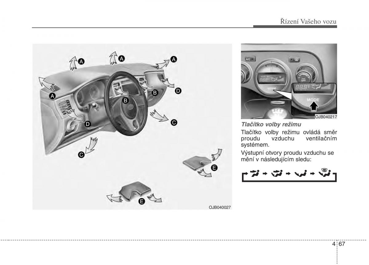 KIA Rio Pride DE navod k obsludze / page 192