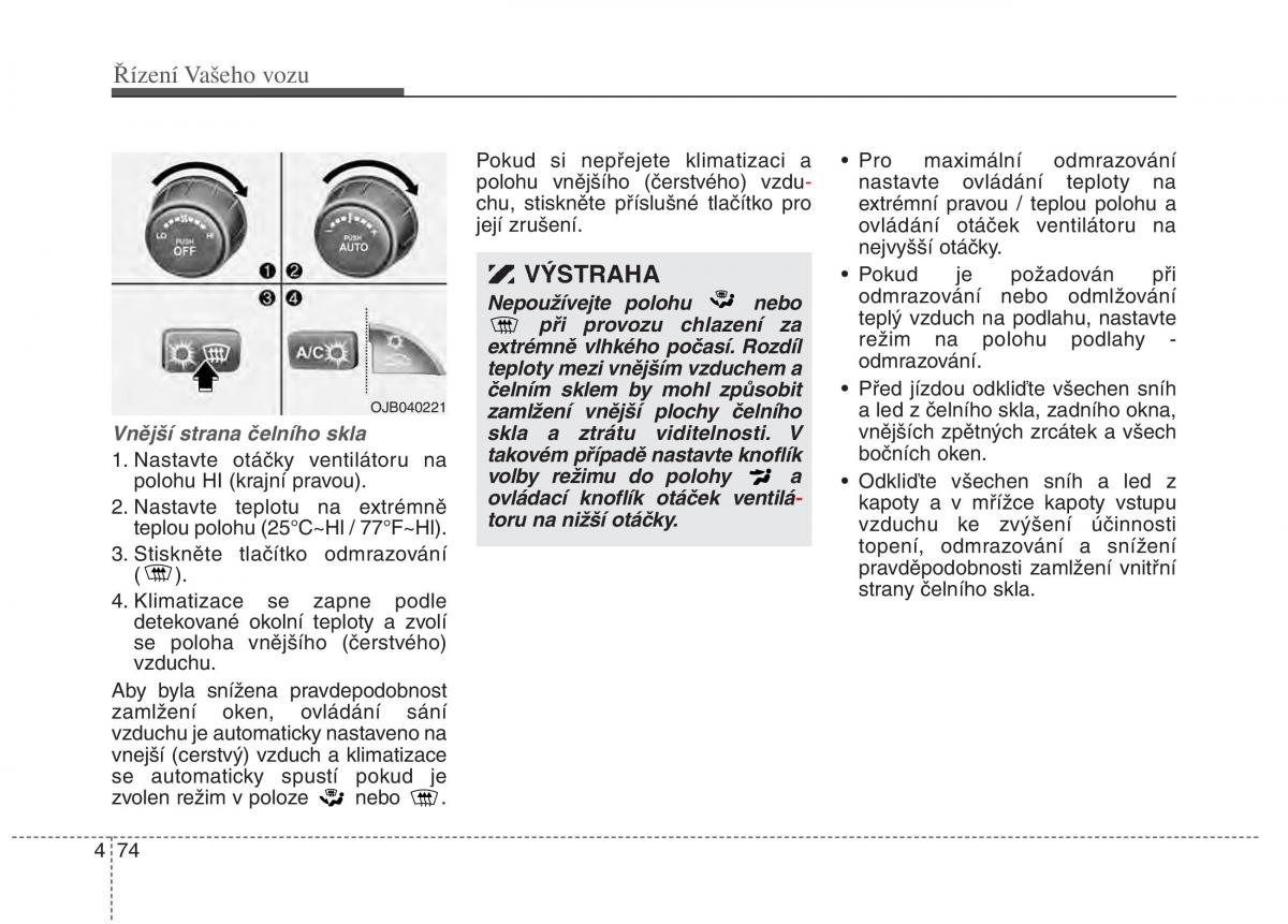 KIA Rio Pride DE navod k obsludze / page 199