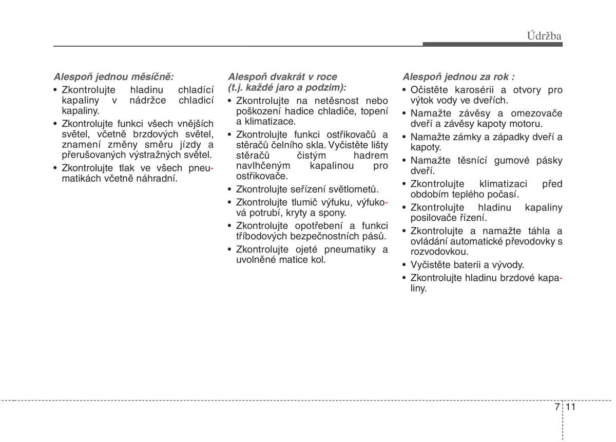 KIA Rio Pride DE navod k obsludze / page 260