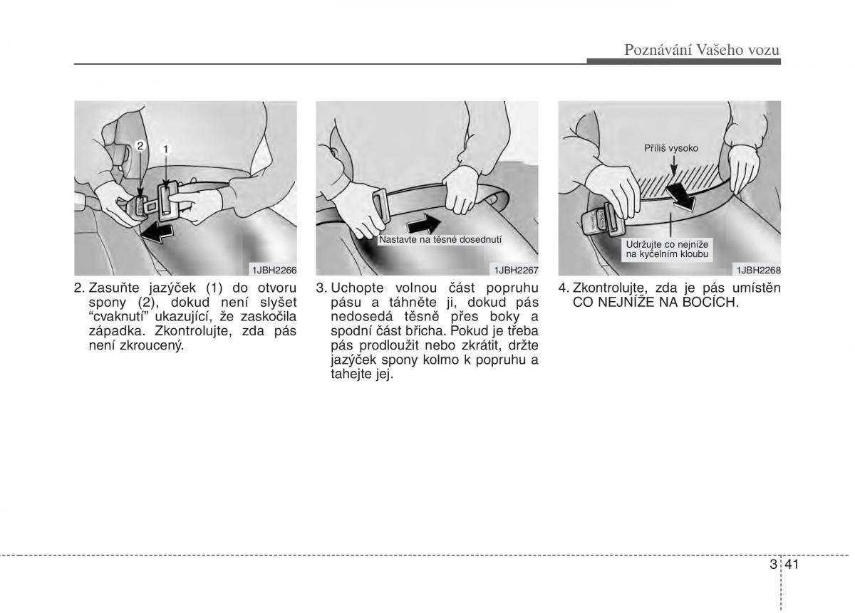 KIA Rio Pride DE navod k obsludze / page 51