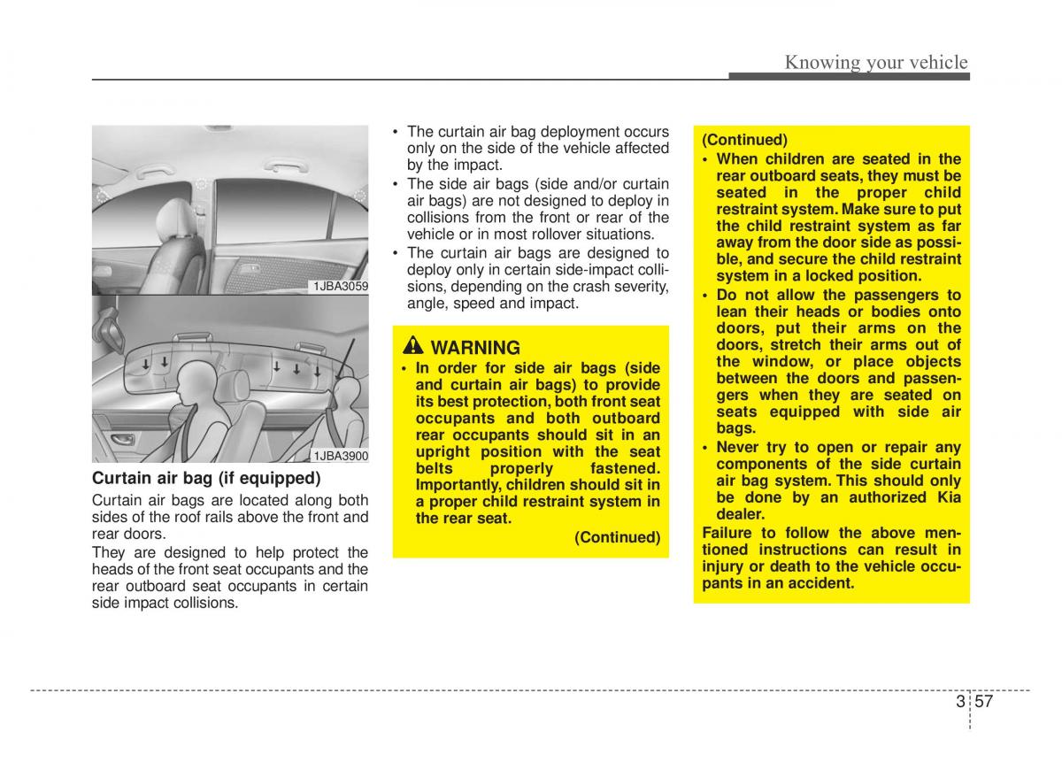 KIA Rio Pride DE owners manual / page 70