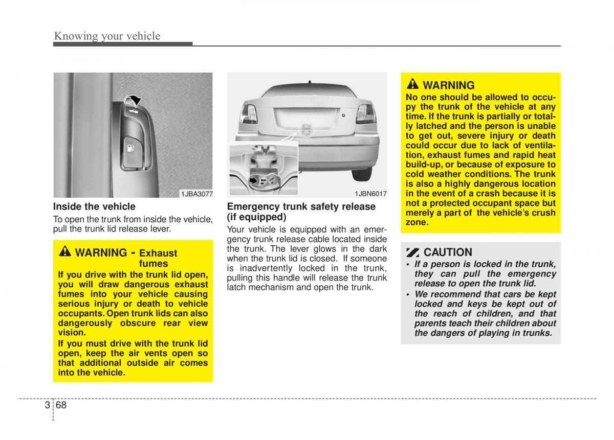 KIA Rio Pride DE owners manual / page 81