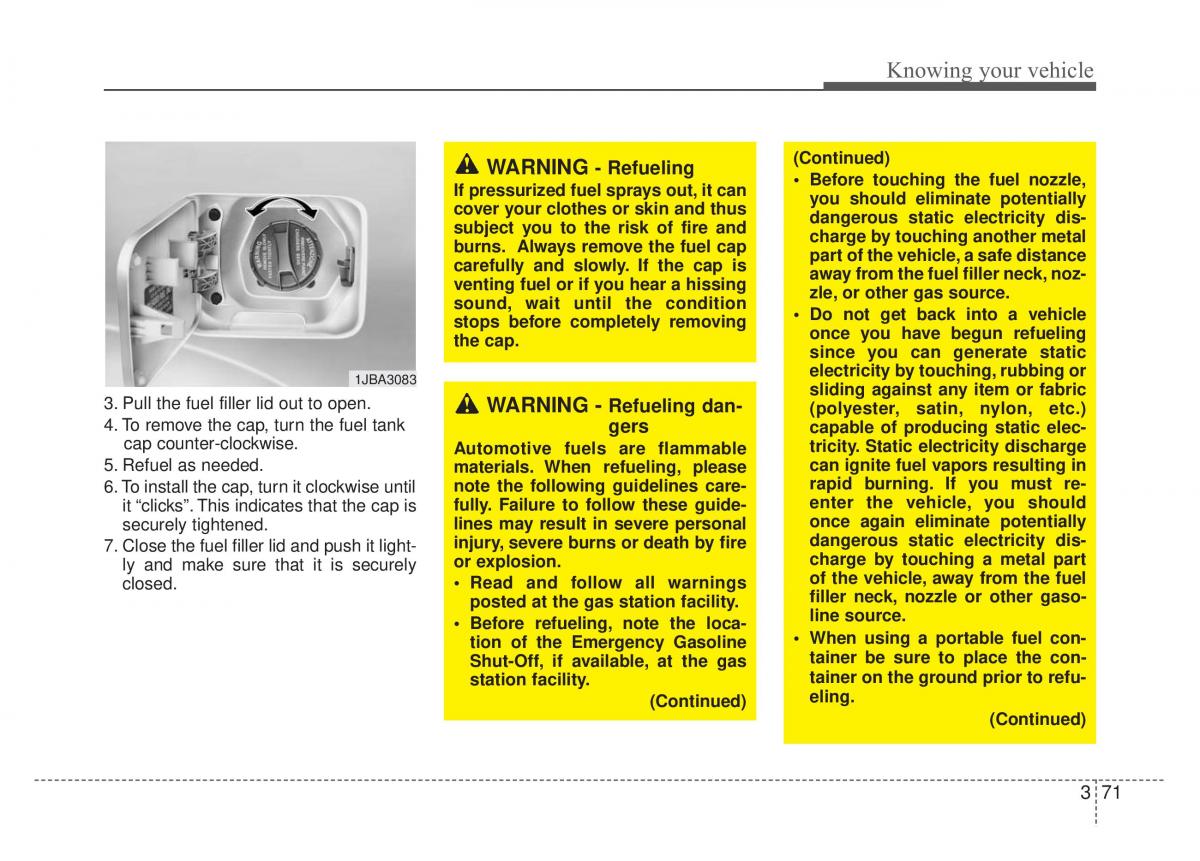 KIA Rio Pride DE owners manual / page 84