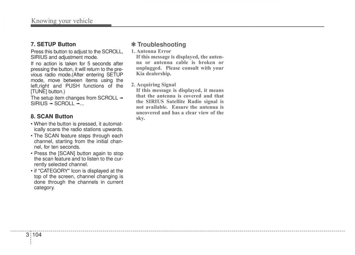 KIA Rio Pride DE owners manual / page 117