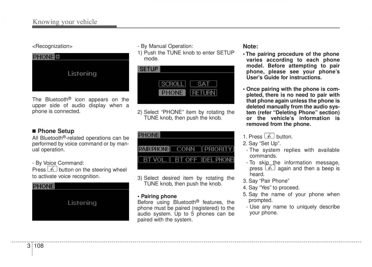 KIA Rio Pride DE owners manual / page 121