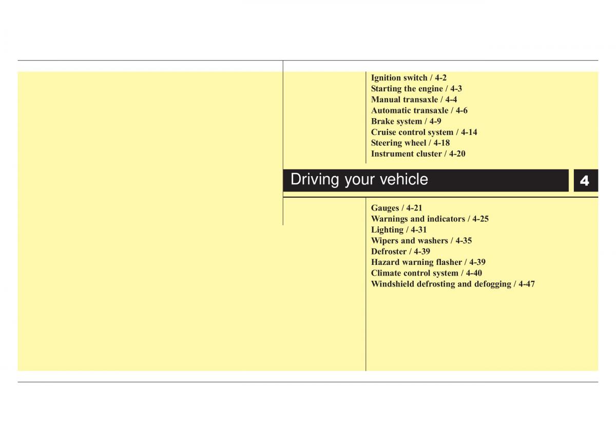 KIA Rio Pride DE owners manual / page 127