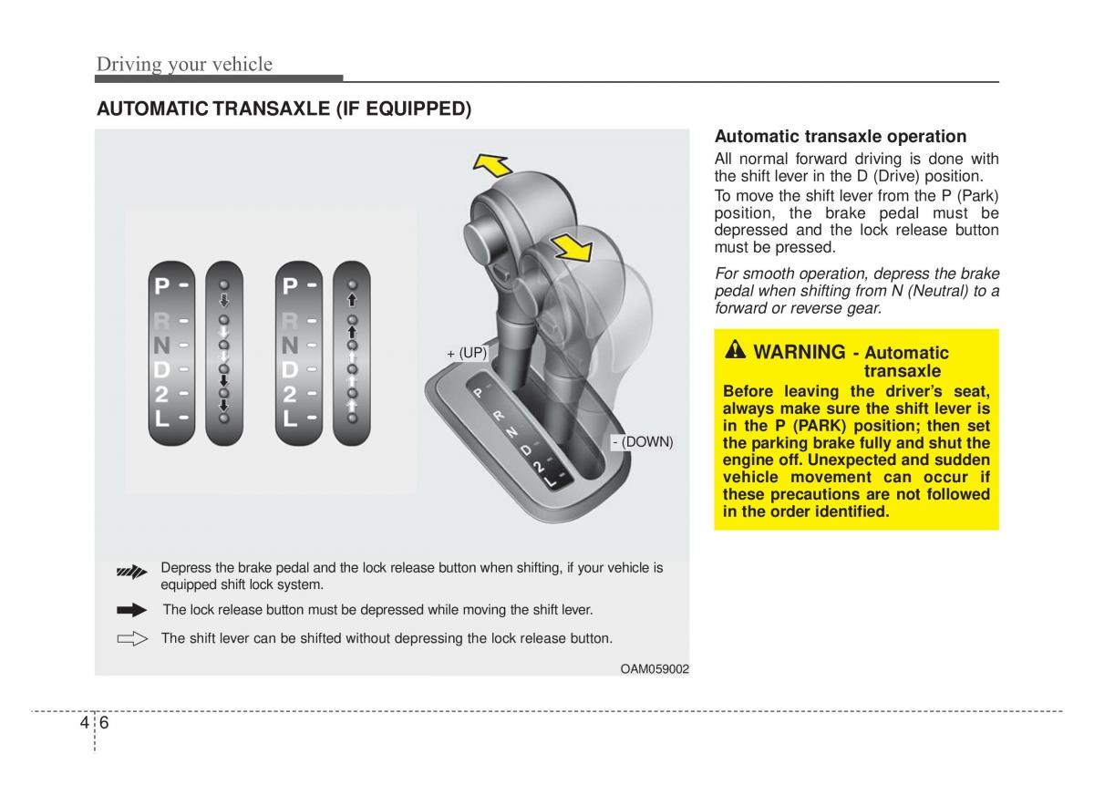 KIA Rio Pride DE owners manual / page 132