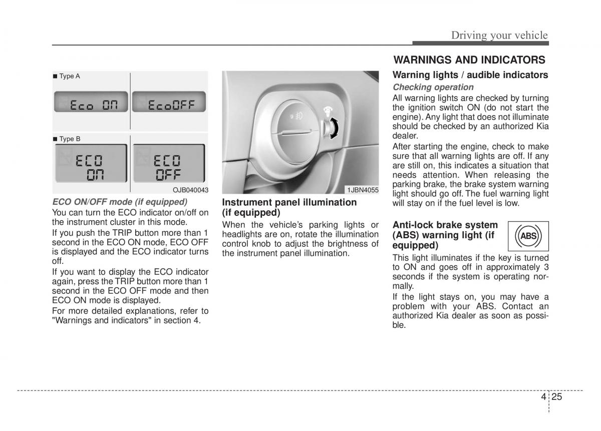 KIA Rio Pride DE owners manual / page 151