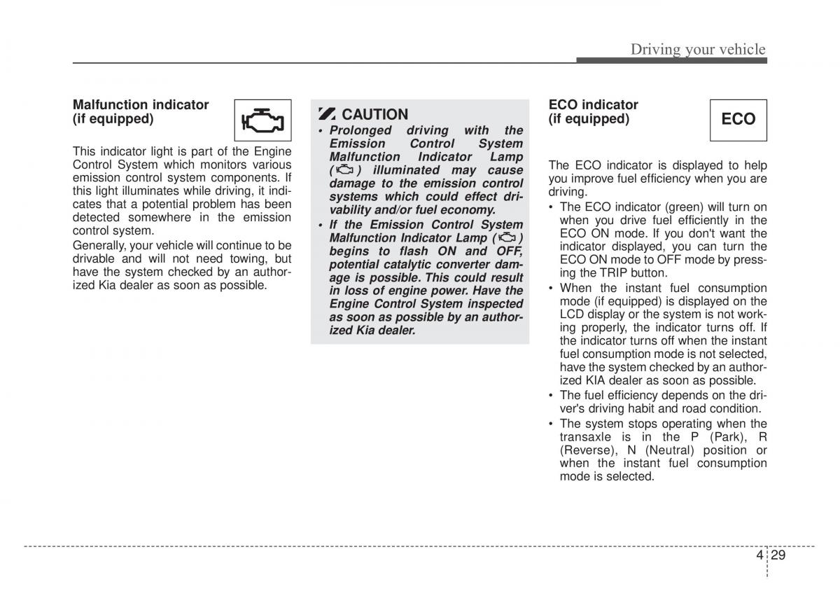 KIA Rio Pride DE owners manual / page 155