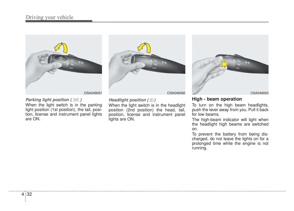 KIA Rio Pride DE owners manual / page 158