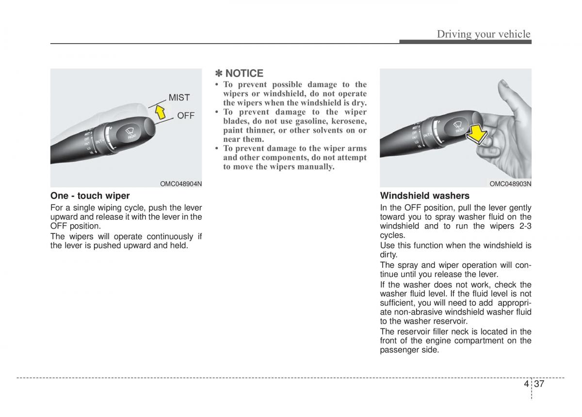 KIA Rio Pride DE owners manual / page 163